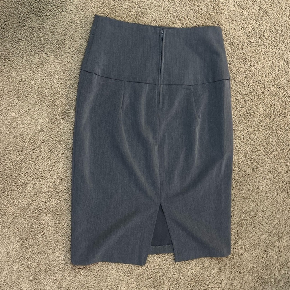 Venus Gray Pencil Skirt Tummy Control Stretch Business Casual Workwear S 6 - Picture 5 of 5